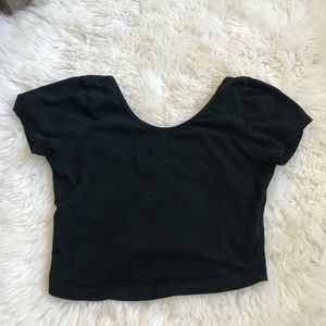 Black Brandy Melville Crop Top